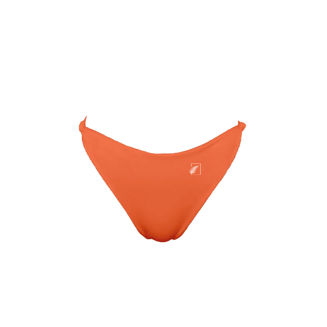 Tangerine Knotted Bikini Bottom