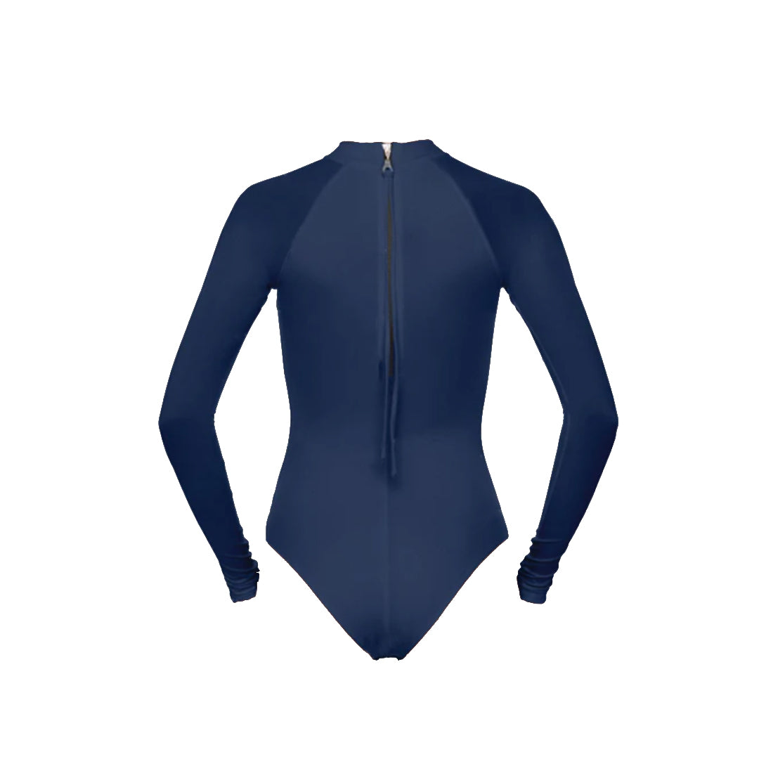 Women's Full-Sleeves Rashguard in Midnight Blue